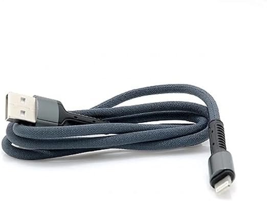 Ldnio ls63 mobile phone cables 2.4a fast charging lightning usb cable 1m - grey